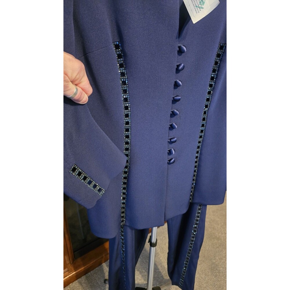 WOMAN'S SIZE:6/8 LOURDES CHAVEZ 100%MONACO SILK 2PC SUIT SET**NEW WITH TAGS** - Picture 2 of 16